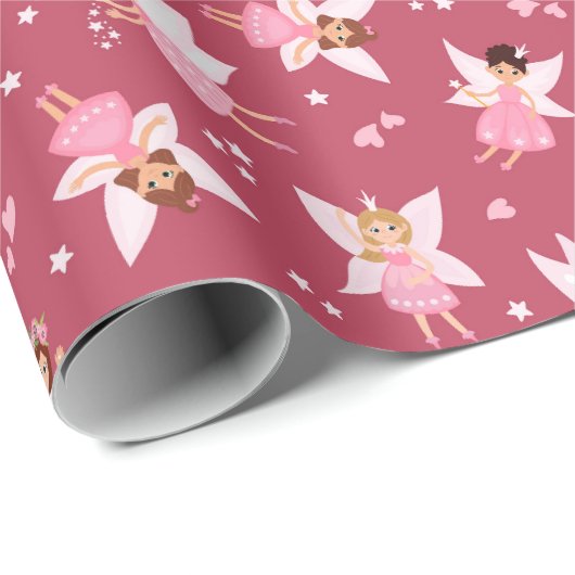 Papier Cadeau Fée (Coin rond)