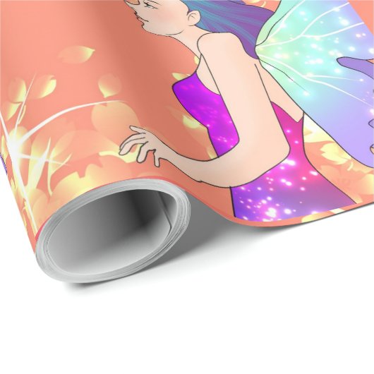 Papier Cadeau Fée (Coin rond)