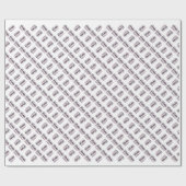 Papier Cadeau Fée de Noël (Plat)