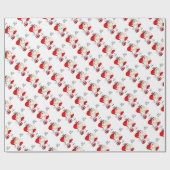 Papier Cadeau Fée de Noël mignonne (Plat)