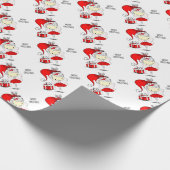 Papier Cadeau Fée de Noël mignonne (Coin)