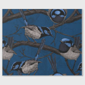 Papier Cadeau Fée de nuit (Plat)