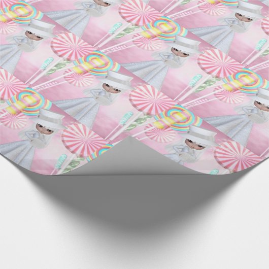 Papier Cadeau Fée de prune confite (Coin)