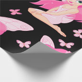 Papier Cadeau Fée Et Papillons