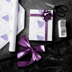 Papier Cadeau Fée Ethereal   Rainbow Ombre Pastel Sheen