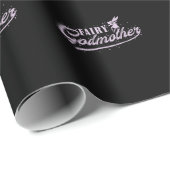 Papier Cadeau Fee Fairy Godmère (Coin rond)