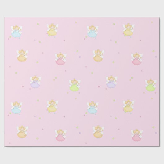 Papier Cadeau Fée heureuse (Plat)