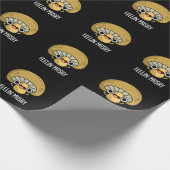 Papier Cadeau Feelin Mushy Funny Mushroom Pun Dark BG (Coin)