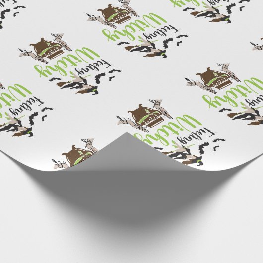 Papier Cadeau Feeling witchy magic halloween (Coin)