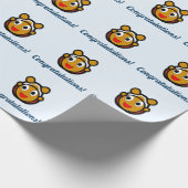 Papier cadeau Félicitations (Coin)