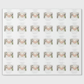 Papier Cadeau Félicitations à l'élégance du mariage, papier enve (Plat)