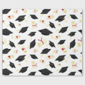 Papier Cadeau Félicitations à l'obtention du diplôme d'études su (Plat)