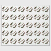 Papier Cadeau Félicitations à Yin Yang Lizards (Plat)