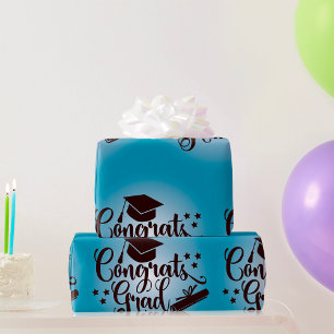 Papier Cadeau Félicitations au diplômé Célébration de la remise