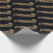 Papier Cadeau Félicitations aux diplômés (Coin)