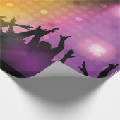 Papier Cadeau Félicitations Foule Thème (Coin)