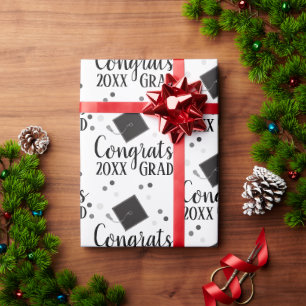 Papier Cadeau Félicitations Papier d'enveloppement Grad 2024