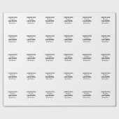 Papier Cadeau félicitations pour votre diplôme de droit (Plat)