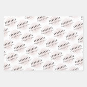 Papier cadeau Félicitations pour vous (Devant)