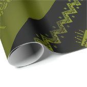 Papier Cadeau feliz cumpleanos arriba cake (Coin rond)