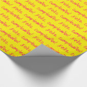 Papier Cadeau Feliz Cumpleaños espagnol Bonne fête d'anniversair (Coin)