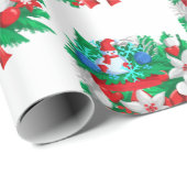 Papier Cadeau Feliz navidad (Coin rond)