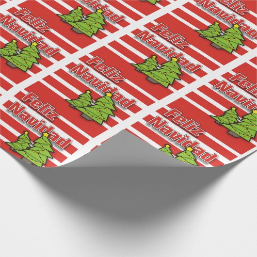 Papier Cadeau Feliz Navidad (Coin)