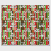 Papier Cadeau Feliz Navidad Amigos (Plat)