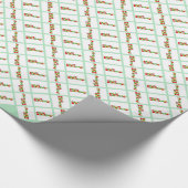 Papier Cadeau Feliz Navidad Noël coloré (Coin)