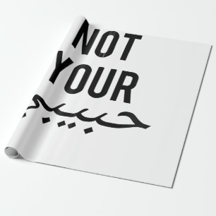 Papier Cadeau Feminisme T shirt de protestation féminine Pas vot