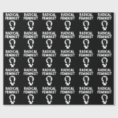 Papier Cadeau Féministe radicale (Plat)