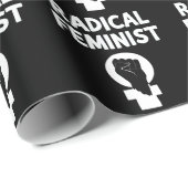 Papier Cadeau Féministe radicale (Coin rond)