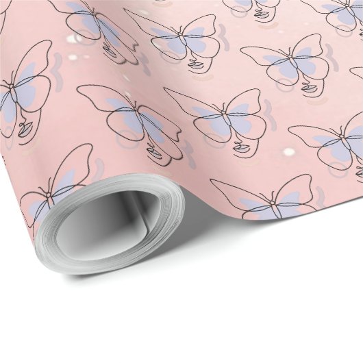 Papier Cadeau Femme (Coin rond)