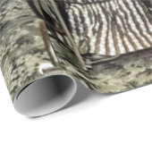 Papier Cadeau Femme à la machine à coudre teintée de photo des a (Coin rond)