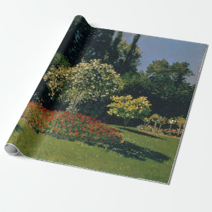 Papier Cadeau Femme au jardin - Claude Monet