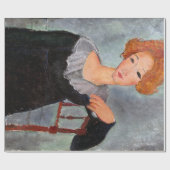 Papier Cadeau Femme aux cheveux rouges, Modigliani (Plat)