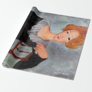 Papier Cadeau Femme aux cheveux rouges, Modigliani