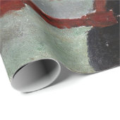 Papier Cadeau Femme aux cheveux rouges, Modigliani (Coin rond)