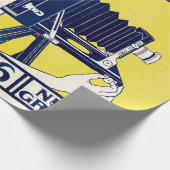 Papier Cadeau Femme caméra, photographe, Van Caspel (Coin)