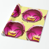 Papier Cadeau Femme Dans Un Hamac (Déroulé)