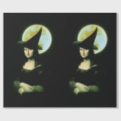 Papier Cadeau Femme de cuisine Mona Lisa Halloween (Plat)