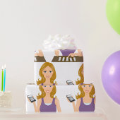 Papier Cadeau Femme de finance