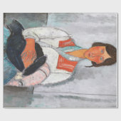 Papier Cadeau Femme gitane avec bébé, Modigliani (Plat)