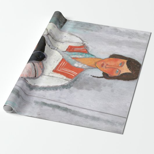 Papier Cadeau Femme gitane avec bébé, Modigliani (Déroulé)