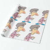 Papier Cadeau Femme malade (Déroulé)