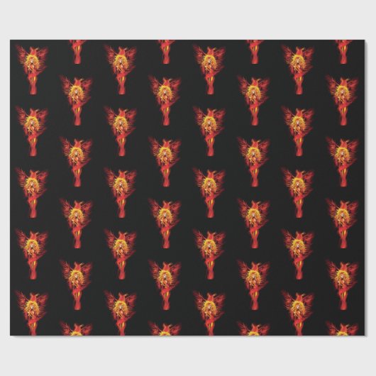 Papier Cadeau Femme Phoenix (Plat)