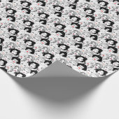 Papier Cadeau Femmes avec le motif de rouge à lèvres (Coin)