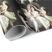 Papier Cadeau Femmes dansantes (Coin rond)