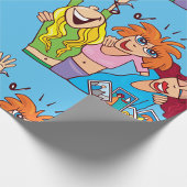 Papier Cadeau Femmes faisant la fête