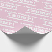 Papier Cadeau Femmes fortes pour Trump Pink Gift Wrap (Coin)